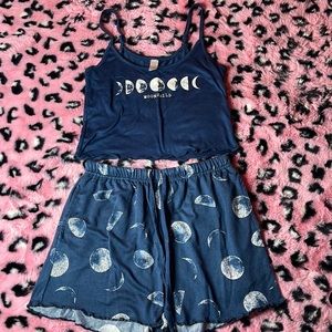 Moon Themed Pajama Set